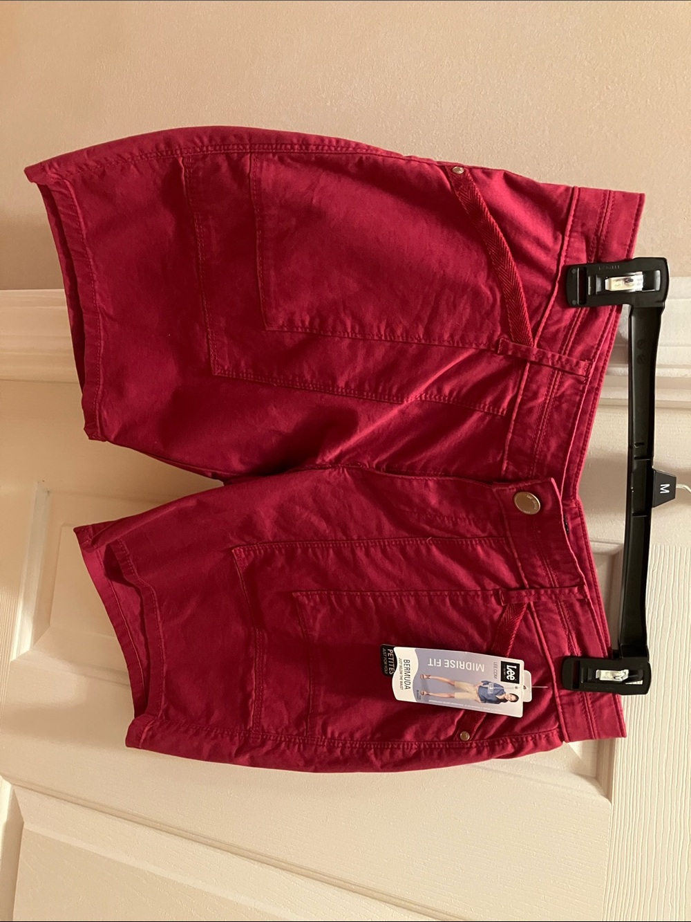 Lee Women's Bright Red Bermuda Shorts